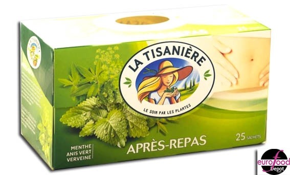 Euro Food Depot - la-tisaniere-apres-repas-herb-tea-25-bags-san-diego-french-gourmet-grocery-store  - French Gourmet Food
